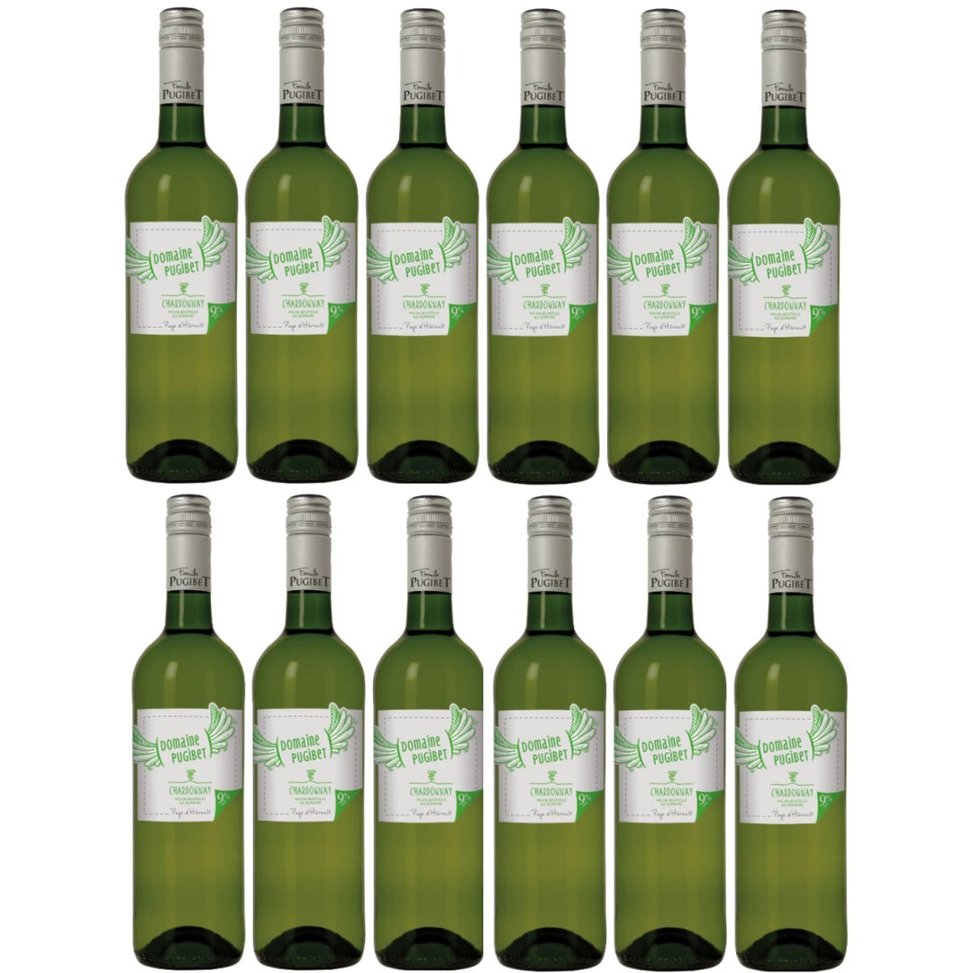 Famille Pugibet Blanc, Chardonnay Weißwein Wein trocken Frankreich (12 x 0,75l) - Versanel -