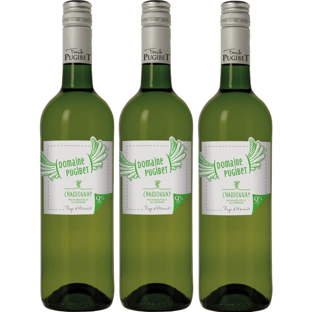 Famille Pugibet Blanc, Chardonnay Weißwein Wein trocken Frankreich (3 x 0,75l) - Versanel -