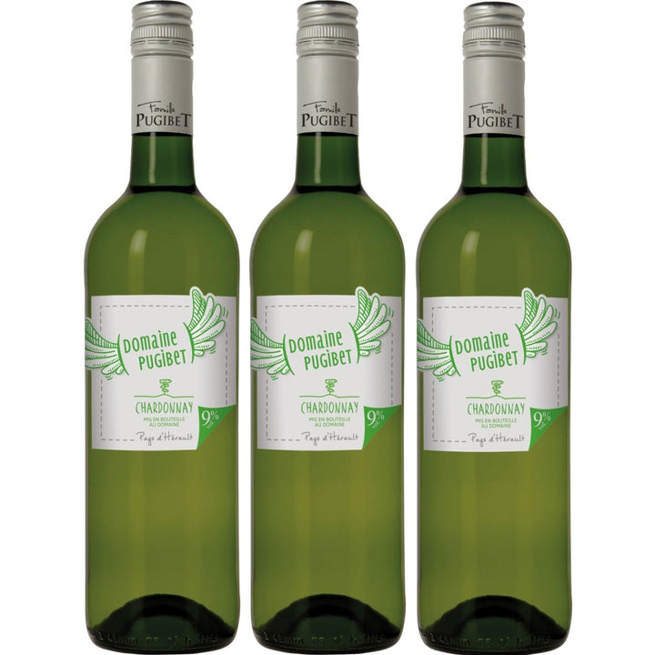 Famille Pugibet Blanc, Chardonnay Weißwein Wein trocken Frankreich (3 x 0,75l) - Versanel -