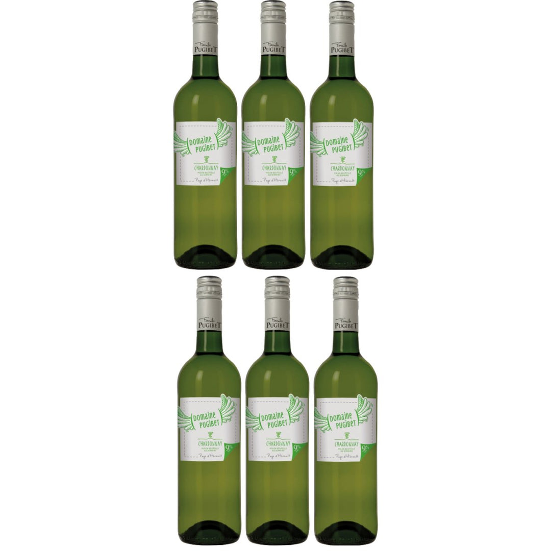Famille Pugibet Blanc, Chardonnay Weißwein Wein trocken Frankreich (6 x 0,75l) - Versanel -