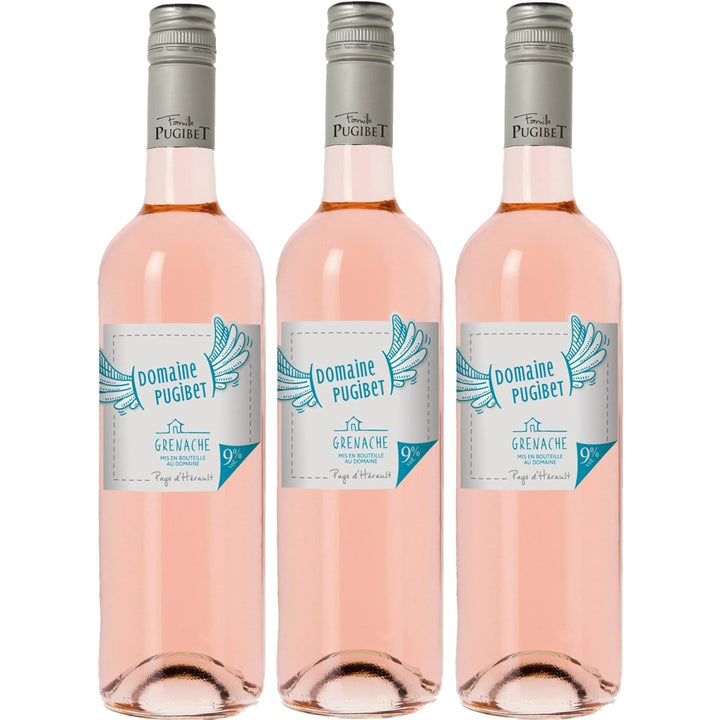 Famille Pugibet Rosé, Grenache Roséwein Wein trocken Frankreich (3 x 0,75l) - Versanel -