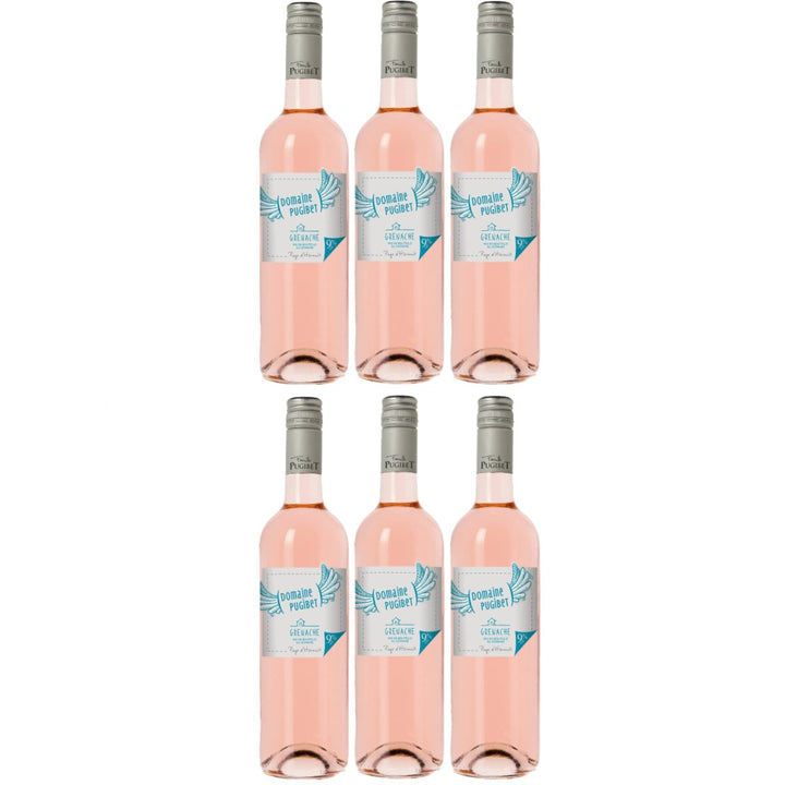 Famille Pugibet Rosé, Grenache Roséwein Wein trocken Frankreich (6 x 0,75l) - Versanel -