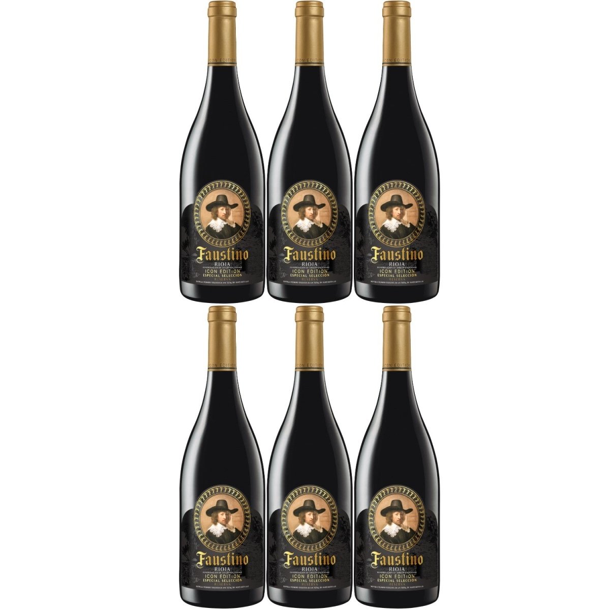 Faustino ICON Edition Reserva Especial Rotwein Cuvèe Wein trocken Spanien ( 6 x 0,75l ) - Versanel -