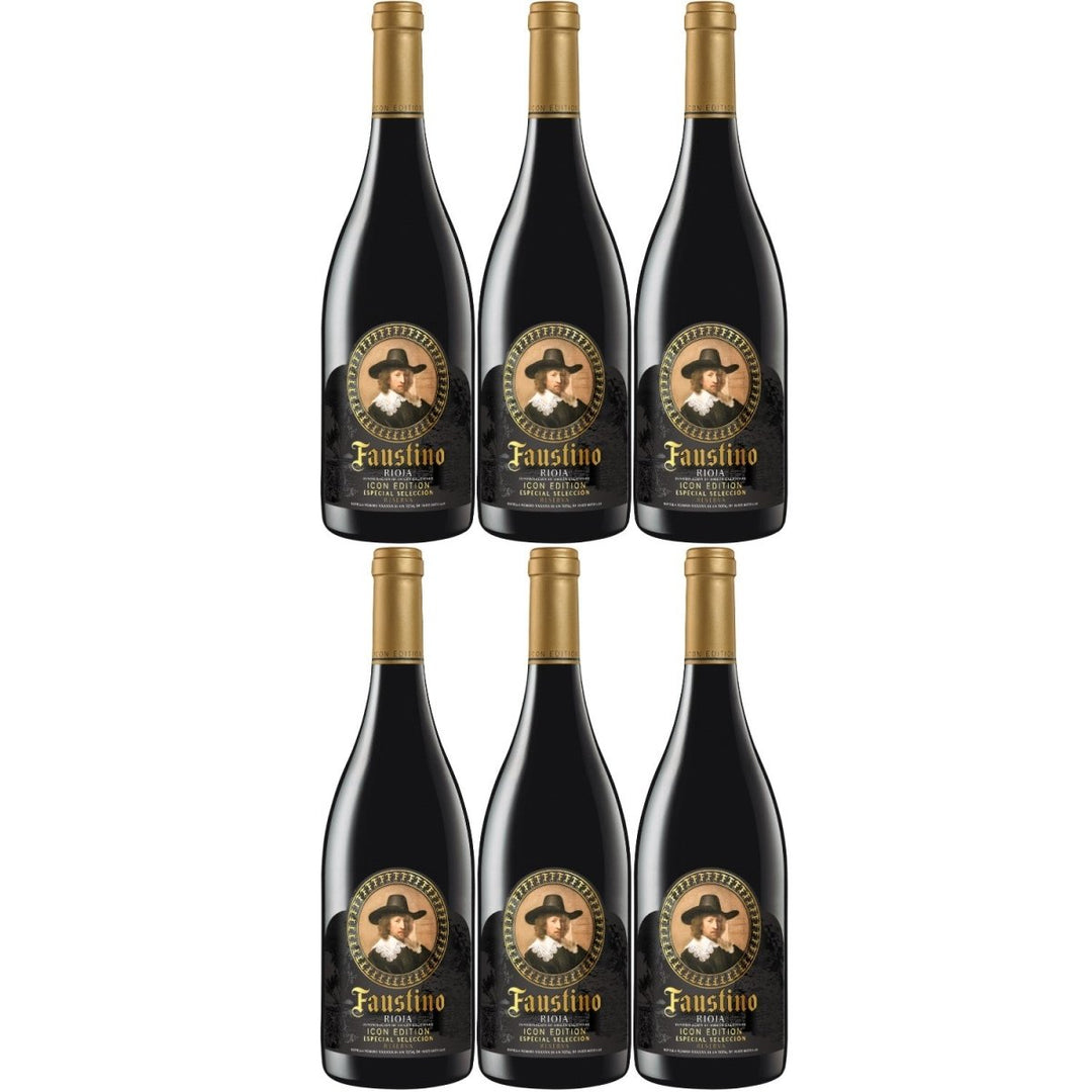 Faustino ICON Edition Reserva Especial Rotwein Cuvèe Wein trocken Spanien ( 6 x 0,75l ) - Versanel -