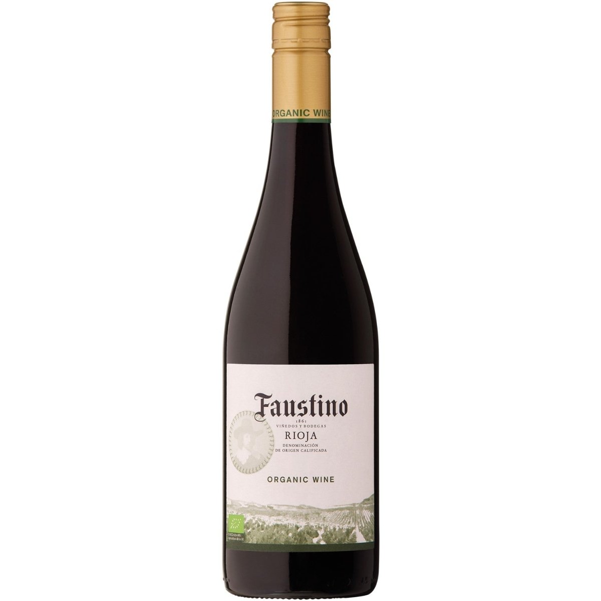 Faustino Organic Rotwein Wein trocken Spanien Bio ( 12 x 0,75l ) - Versanel -