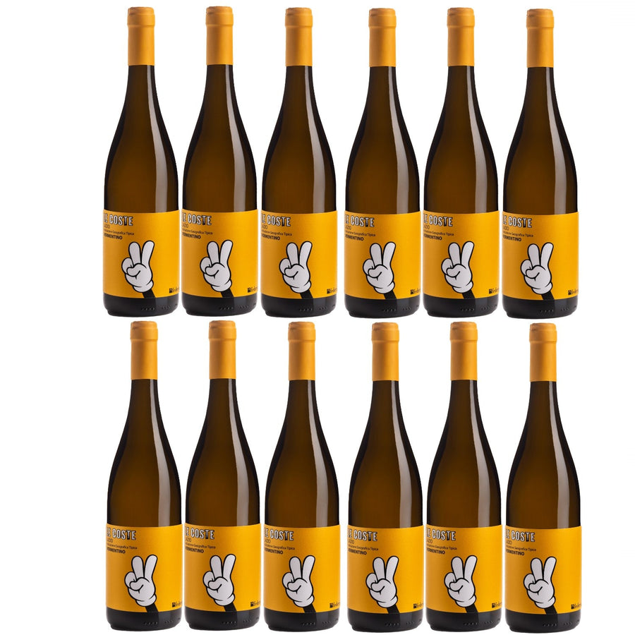 Federici Le Coste Vermentino Lazio IGT Weißwein Wein trocken Italien (12 x 0.75l) - Versanel -