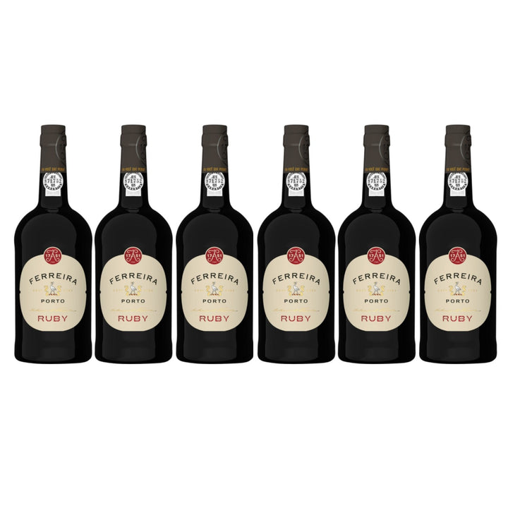 Ferreira Ruby Port Portwein Likörwein Dessertwein süß Portugal (6 x 0.75l) - Versanel -