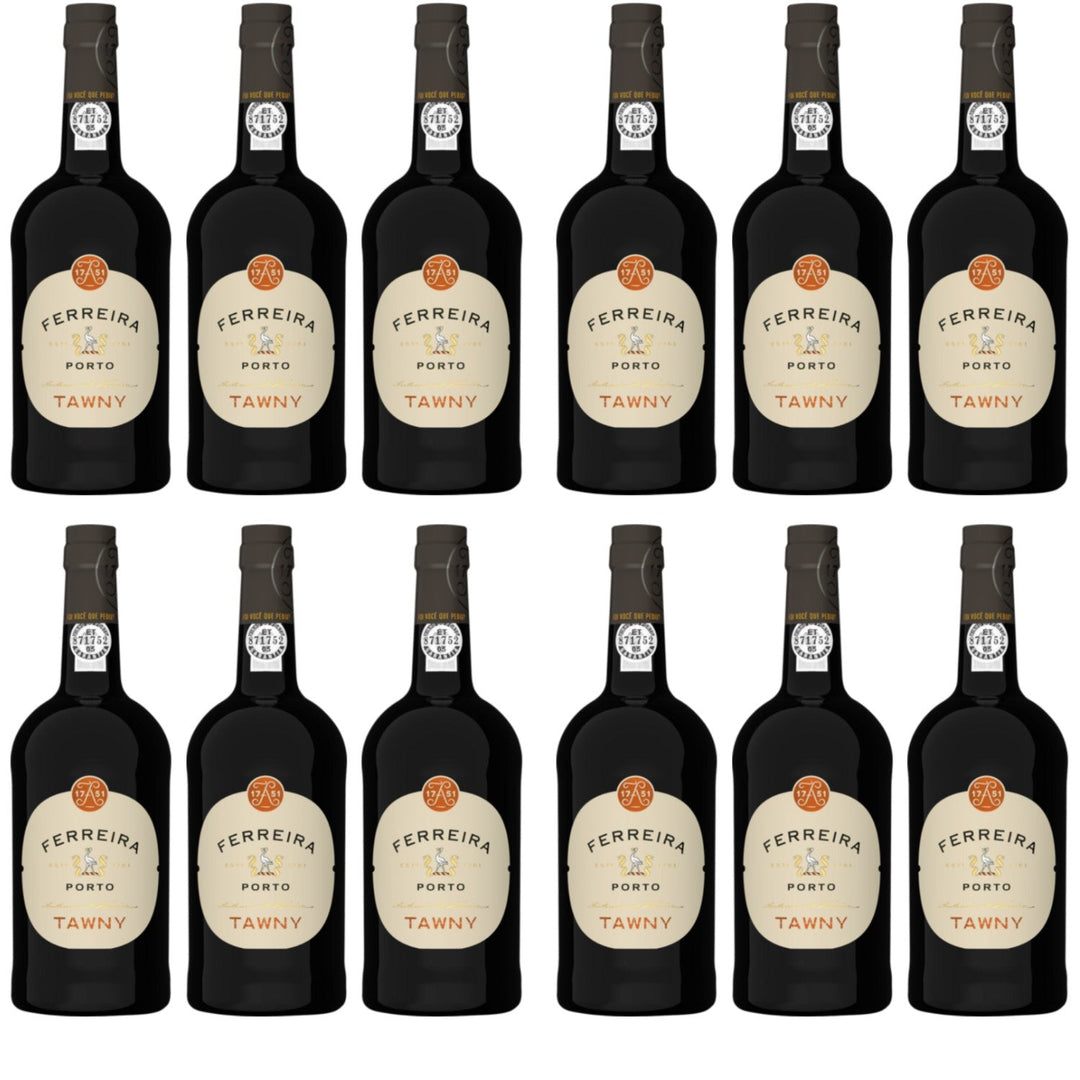 Ferreira Tawny Port Portwein Likörwein Dessertwein süß Portugal (12 x 0.75l) - Versanel -