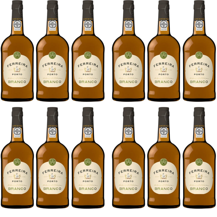 Ferreira White Port Portwein Likörwein Dessertwein Portugal (12 x 0.75l) - Versanel -