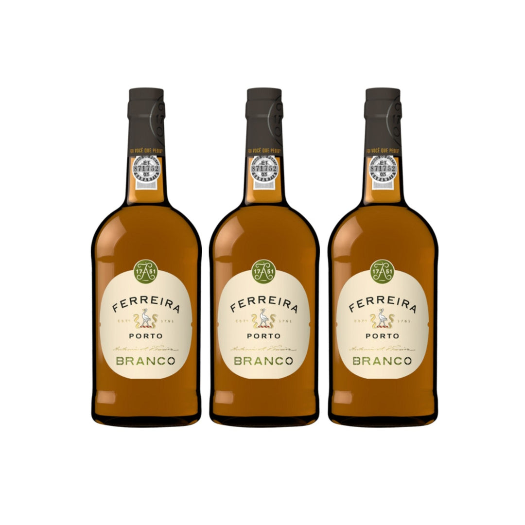 Ferreira White Port Portwein Likörwein Dessertwein Portugal (3 x 0.75l) - Versanel -