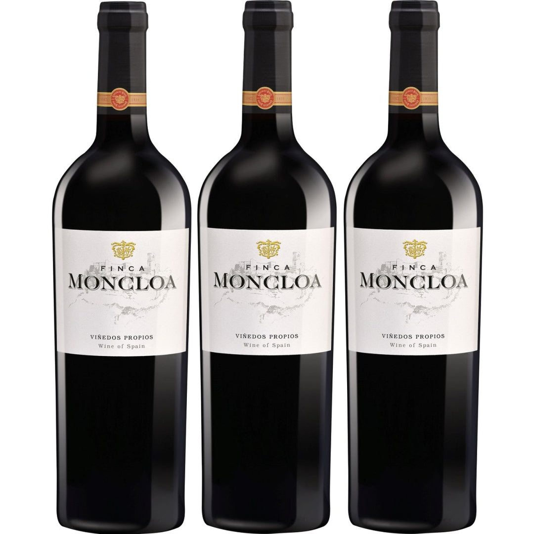 Finca Moncloa Syrah Cabernet Rotwein Wein trocken Spanien (3 x 0,75l) - Versanel -