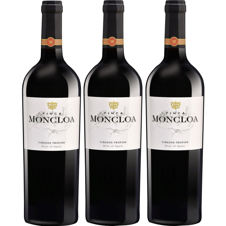 Finca Moncloa Syrah Cabernet Rotwein Wein trocken Spanien (3 x 0,75l) - Versanel -