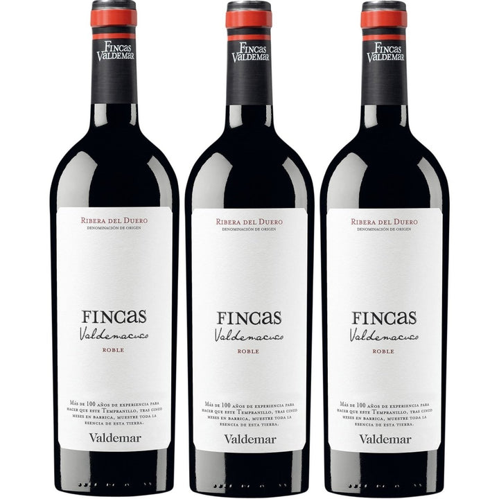 Fincas Valdemacuco Roble Ribera del Duero DO Rotwein Wein trocken Spanien (3 x 0.75l) - Versanel -