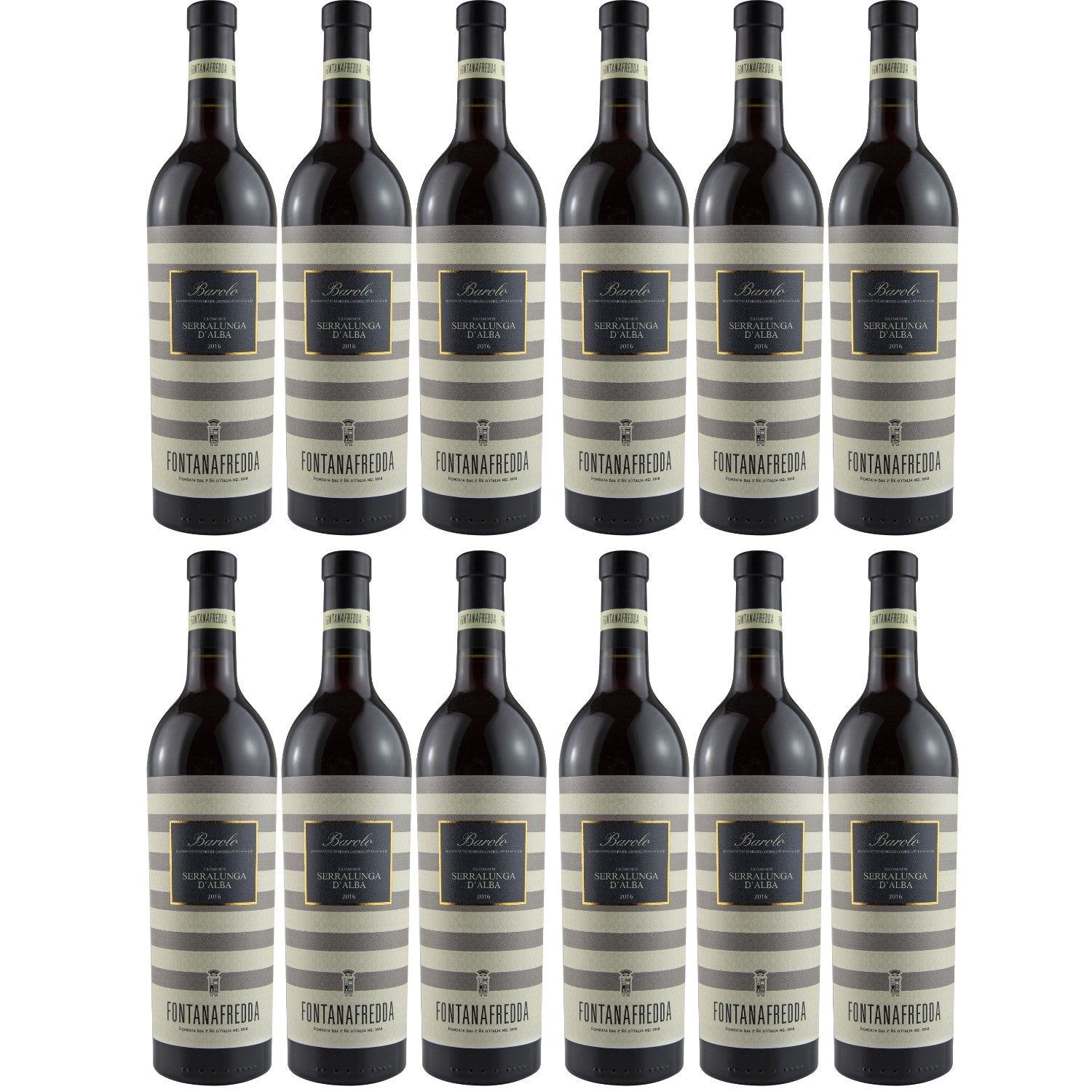 Fontanafredda Serralunga d'Alba Barolo DOCG Rotwein Wein trocken Italien (12 x 0.75l) - Versanel -