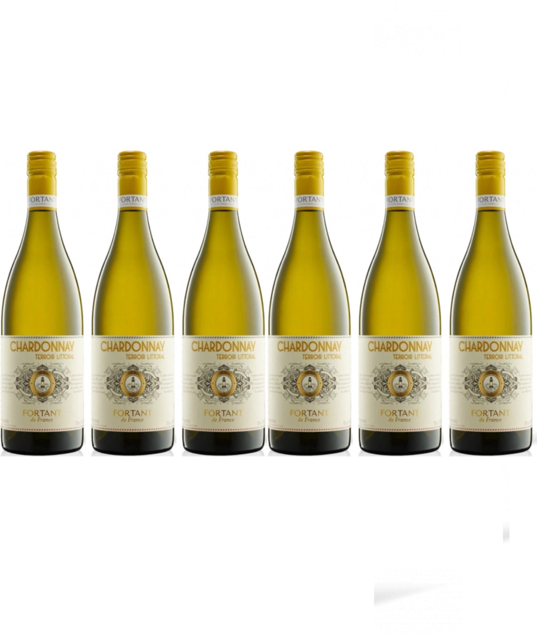 Fortant de France Chardonnay Terroir Littoral Weißwein Wein Trocken Frankreich (6 x 0.75l) - Versanel -