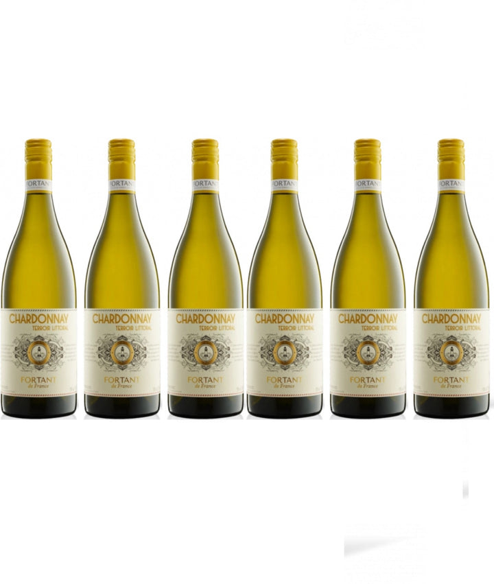 Fortant de France Chardonnay Terroir Littoral Weißwein Wein Trocken Frankreich (6 x 0.75l) - Versanel -