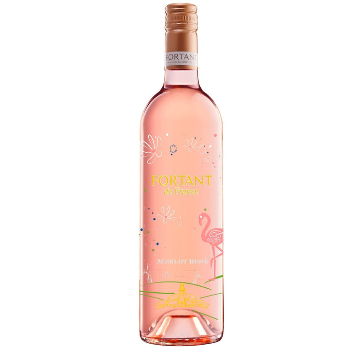 Fortant der France Merlot Rosé Edition Roséwein Wein halbtrocken Frankreich (12 x 0.75l) - Versanel -