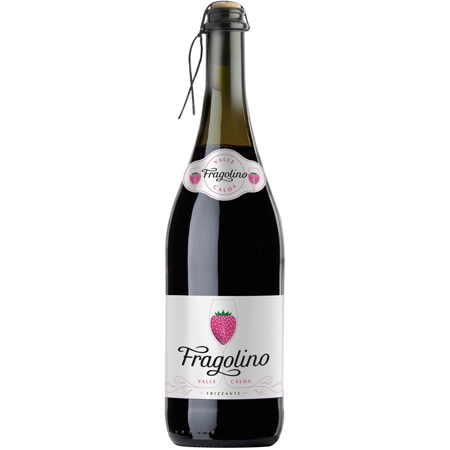 Fragolino Rosso Valle Calda Frizzante Dolce Erdbeer Perlwein Italien (12 x 0.75l) - Versanel -