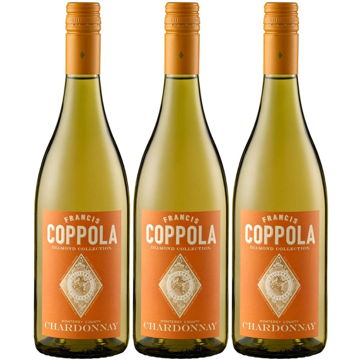 Francis Ford Coppola Diamond Collection Chardonnay Weißwein Wein trocken Nappa Valley Kalifornien (3 x 0.75l) - Versanel -