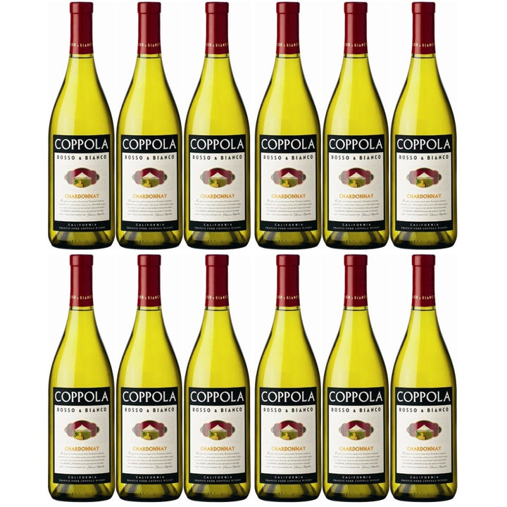 Francis Ford Coppola Winery Rosso & Bianco Chardonnay Weißwein Wein trocken Nappa Valley Kalifornien (12 x 0.75l) - Versanel -