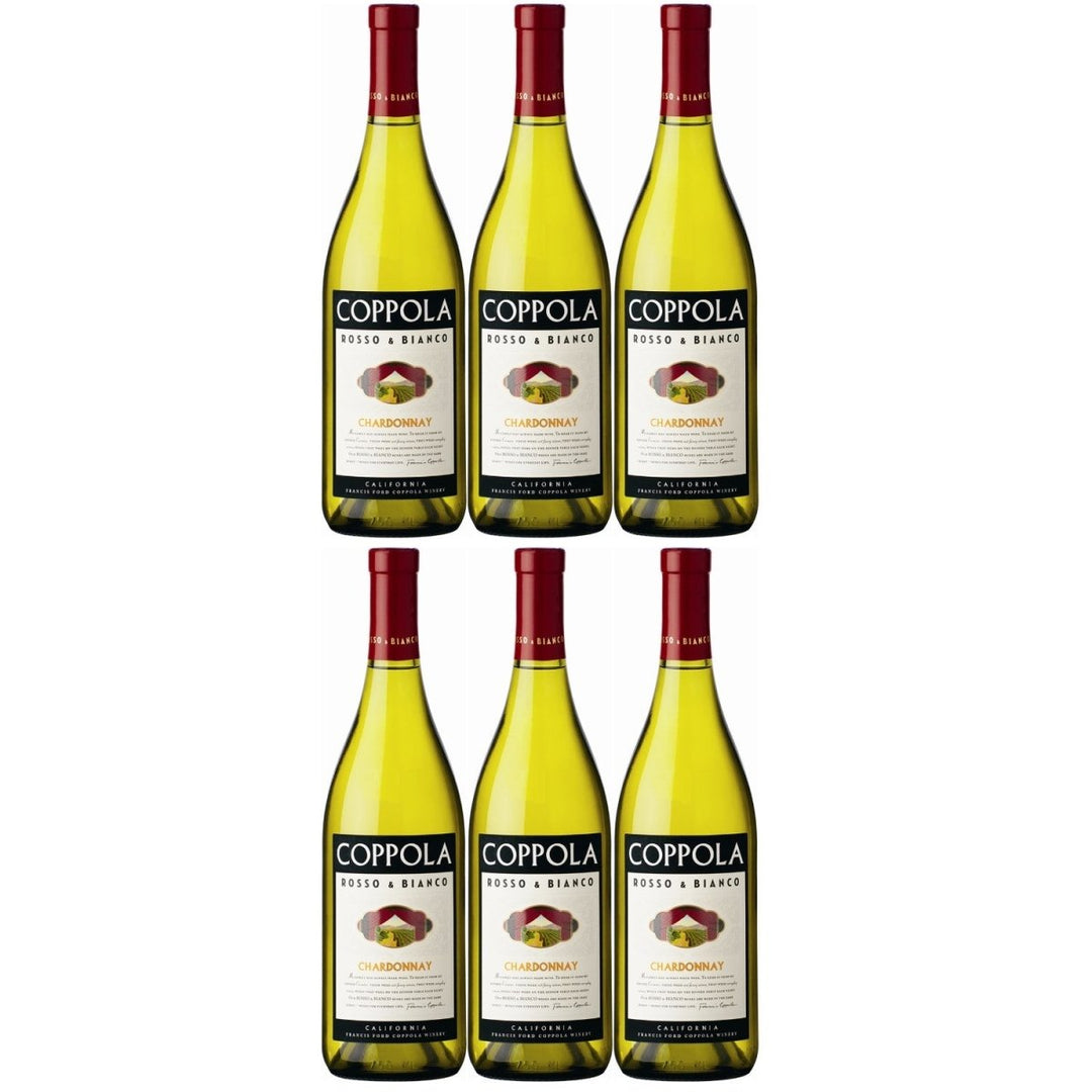 Francis Ford Coppola Winery Rosso & Bianco Chardonnay Weißwein Wein trocken Nappa Valley Kalifornien (6 x 0.75l) - Versanel -
