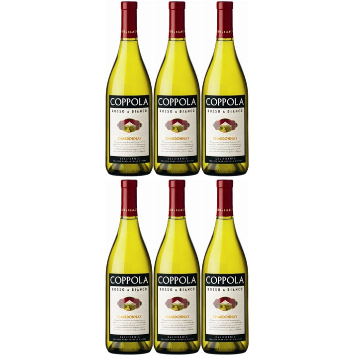 Francis Ford Coppola Winery Rosso & Bianco Chardonnay Weißwein Wein trocken Nappa Valley Kalifornien (6 x 0.75l) - Versanel -