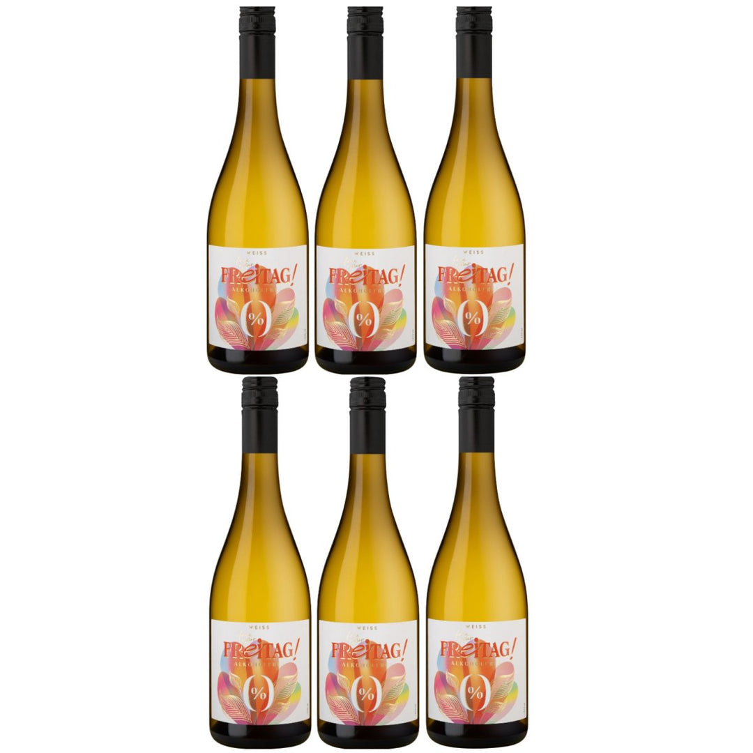 Freitag Free your Freitag! Alkoholfrei Weißwein Wein Deutschland (6 x 0,75l) - Versanel -