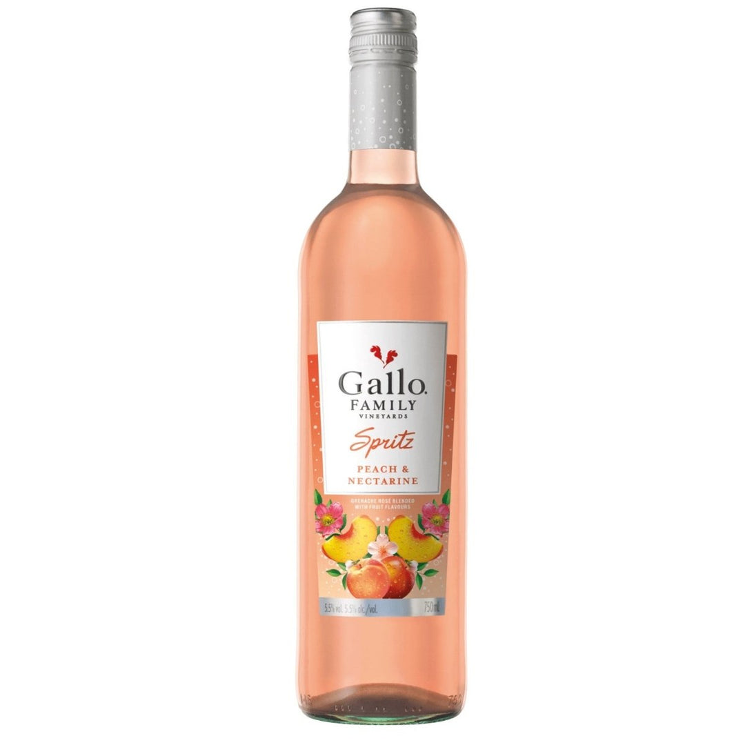 Gallo Family Vineyards Spritz Pfirsich Nektarine Peach Nectarine Roséwein lieblich fruchtig Kalifornien California USA (1 x 0,75l) - Versanel -