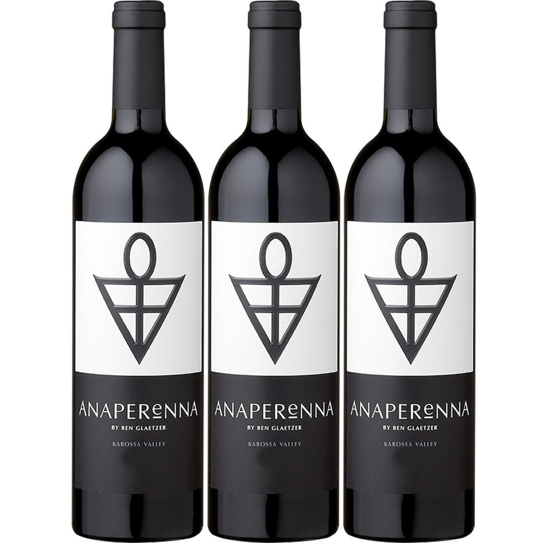 Glaetzer Anaperenna Barossa Valley Rotwein veganer Wein trocken Australien (3 x 0.75l) - Versanel -