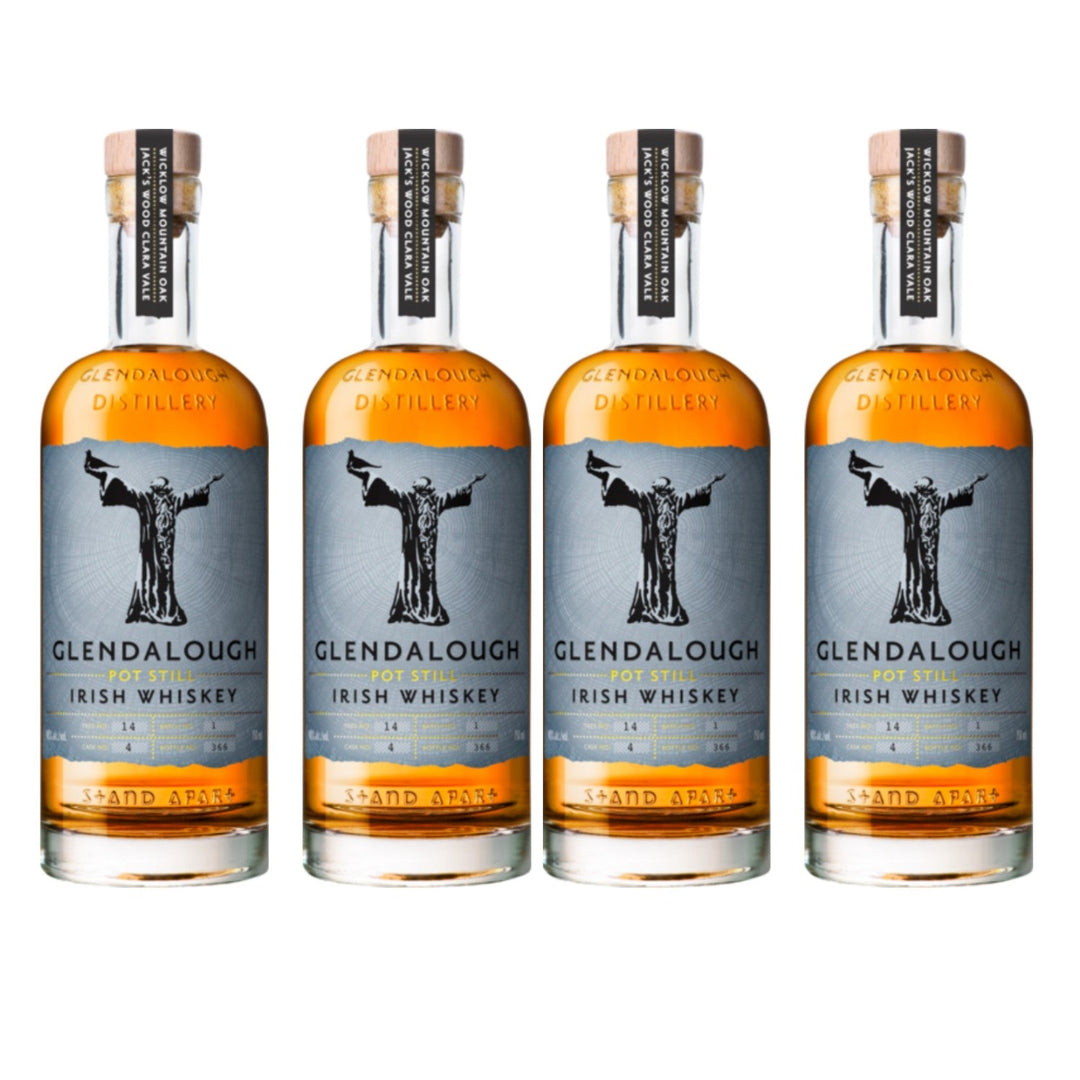 Glendalough Pot Still Irish Whiskey Irland (4 x 0.7l) - Versanel -