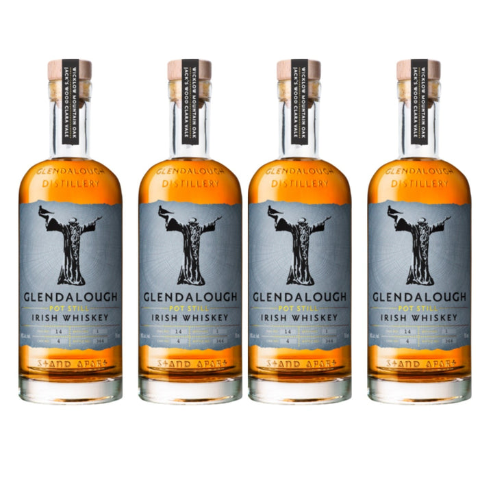 Glendalough Pot Still Irish Whiskey Irland (4 x 0.7l) - Versanel -