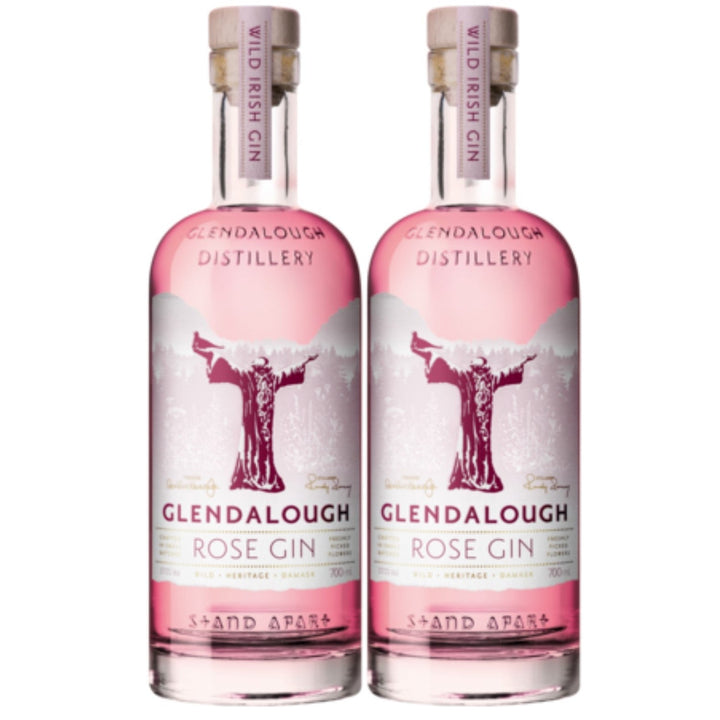 Glendalough Wild Rosé Gin Irland (2 x 0.7l) - Versanel -