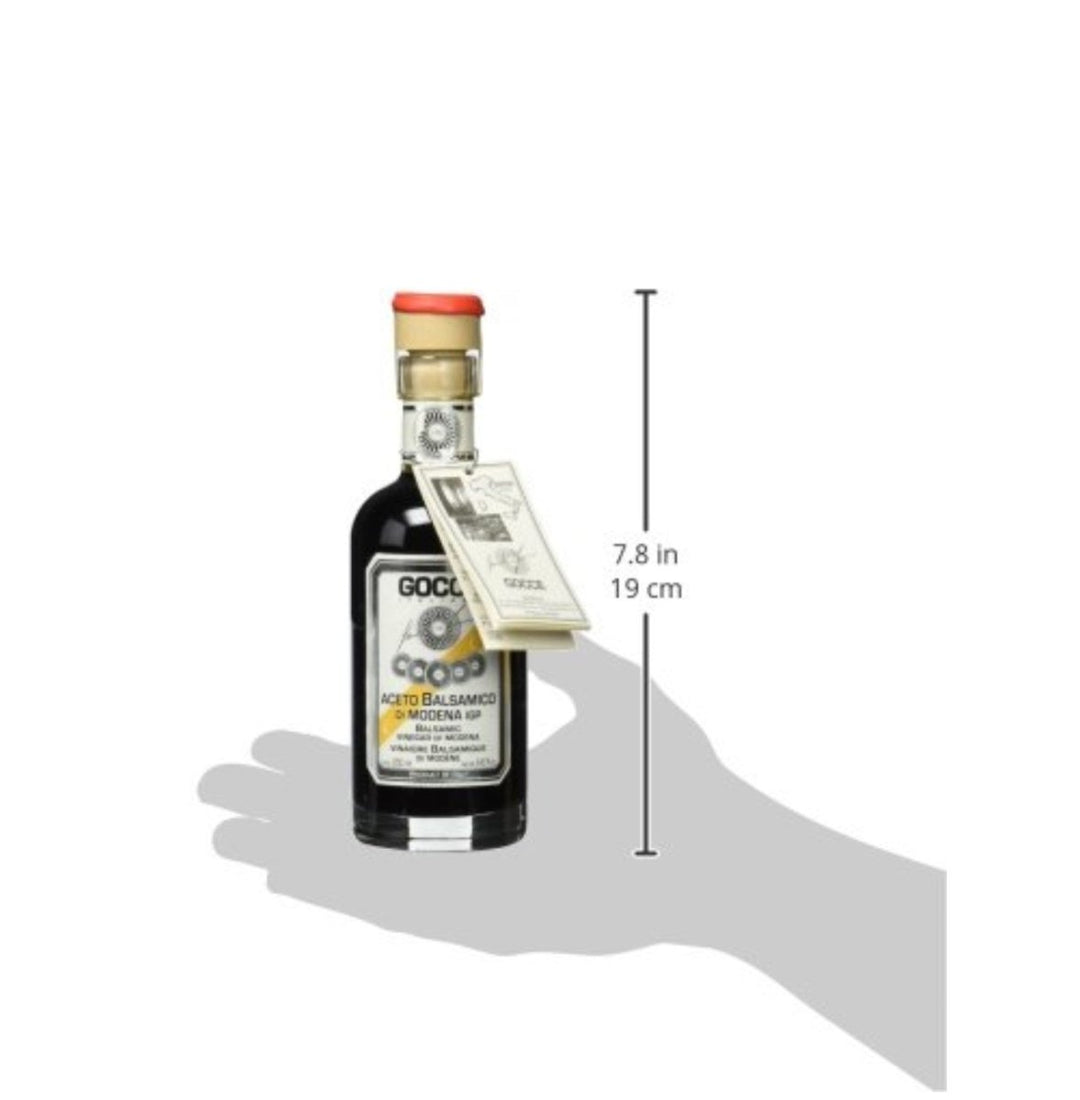 Gocce Aceto Balsamico di Modena 10 Travasi Balsamessig, Balsamessig, 10 Jahre gereift (4 x 250ml) - Versanel -