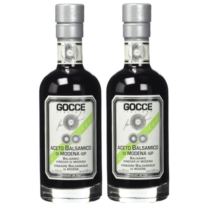 Gocce Aceto Balsamico di Modena 4 Travasi, ‎Zertifiziert biologisch, Vegan 2er Pack (2 x 250 ml) - Versanel -