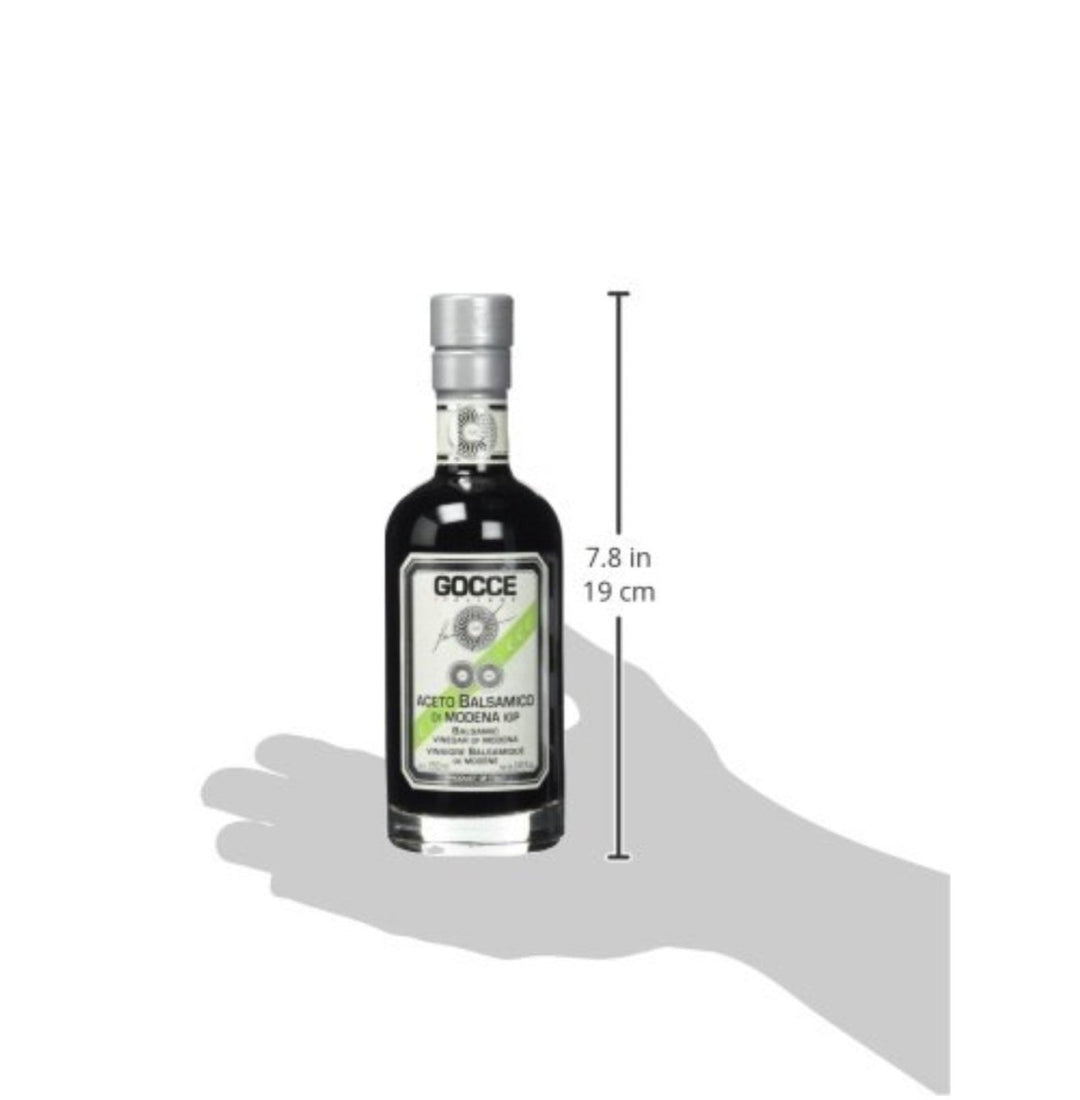 Gocce Aceto Balsamico di Modena 4 Travasi, ‎Zertifiziert biologisch, Vegan 2er Pack (2 x 250 ml) - Versanel -