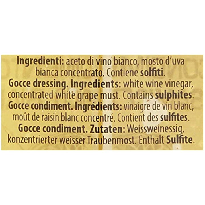 Gocce Balsama Bianco Weißer Balsamessig (12 x 1.0l) - Versanel -