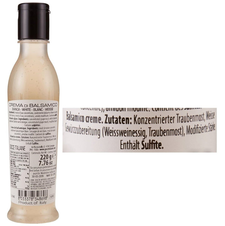 Gocce Crema di Balsama Bianco Weiße Balsamico Creme (6 x 220 g) - Versanel -