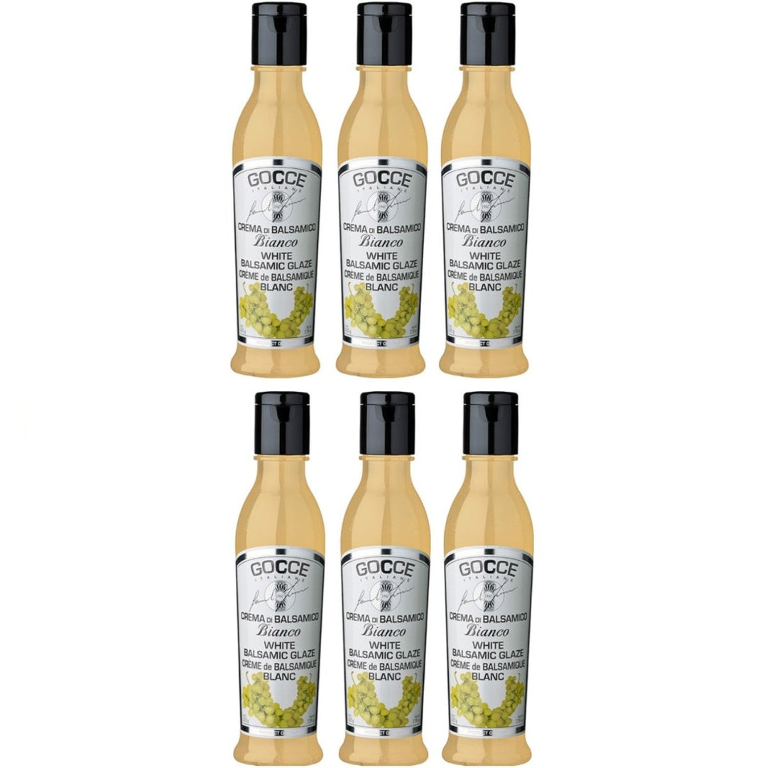 Gocce Crema di Balsama Bianco Weiße Balsamico Creme (6 x 220 g) - Versanel -