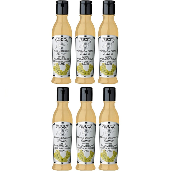 Gocce Crema di Balsama Bianco Weiße Balsamico Creme (6 x 220 g) - Versanel -