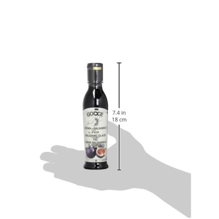 Gocce Crema di Balsamico al Fico, dunkle Balsamicocreme mit Feigenaroma (1 x 220 g) - Versanel -