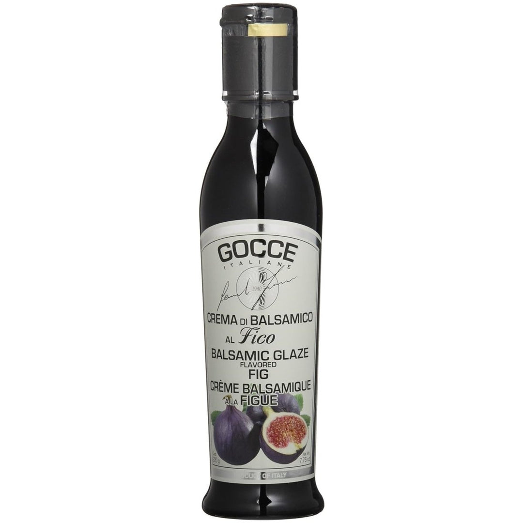 Gocce Crema di Balsamico al Fico, dunkle Balsamicocreme mit Feigenaroma (1 x 220 g) - Versanel -