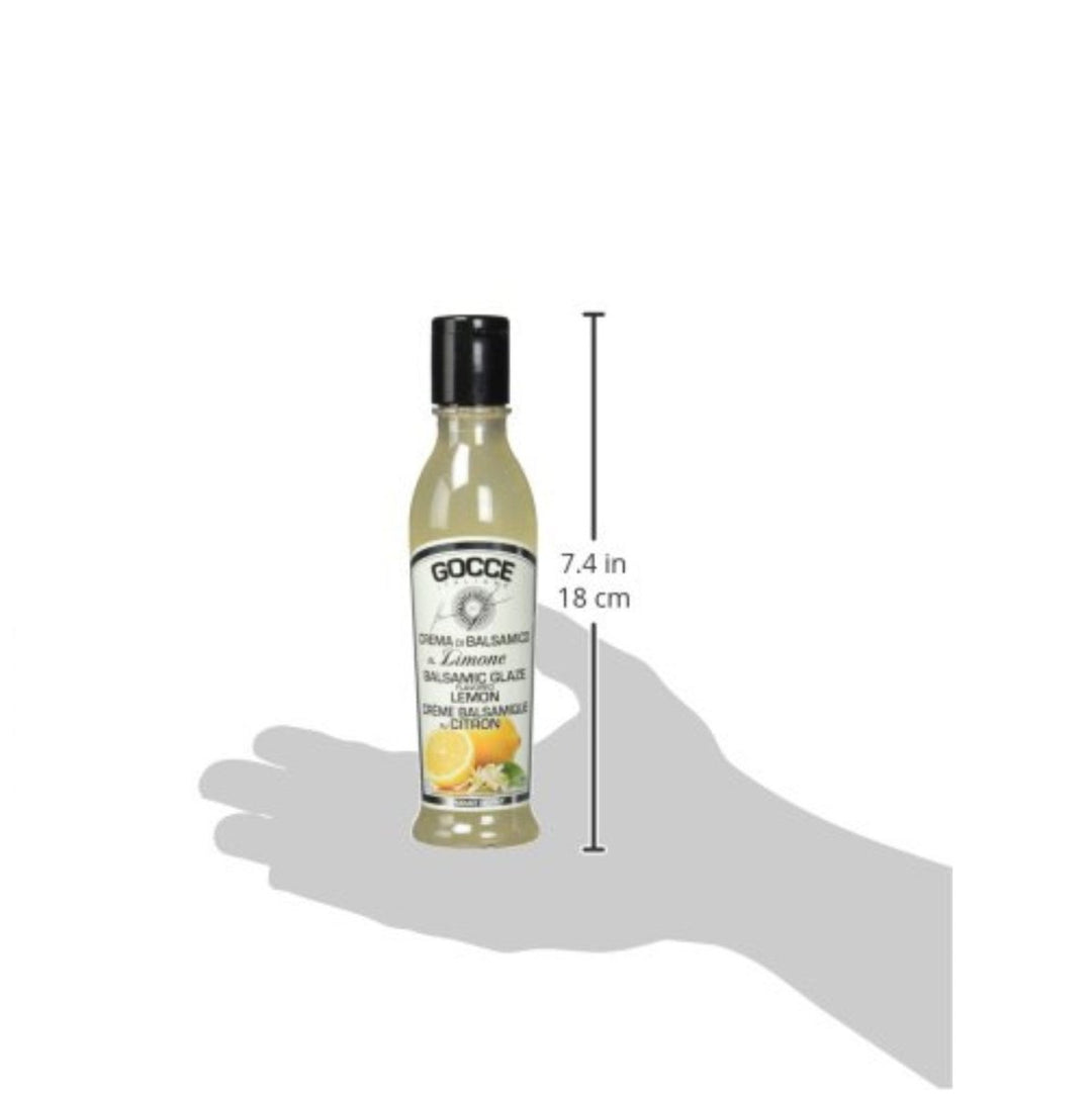 Gocce Crema di Balsamico al Limone Balsam Creme weiße Balsamicocreme mit Zitronenaroma (2 x 220 g) - Versanel -