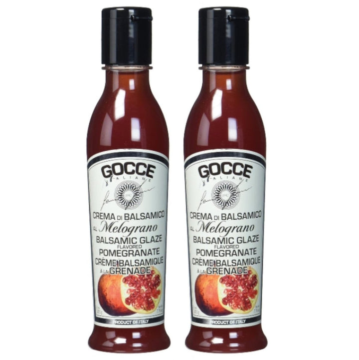 Gocce Crema di Balsamico al Melograno Balsam Creme rote Balsamicocreme mit Granatapfelaroma (2 x 220 g) - Versanel -