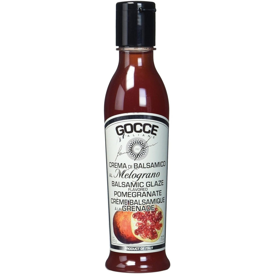 Gocce Crema di Balsamico al Melograno Balsam Creme rote Balsamicocreme mit Granatapfelaroma (2 x 220 g) - Versanel -