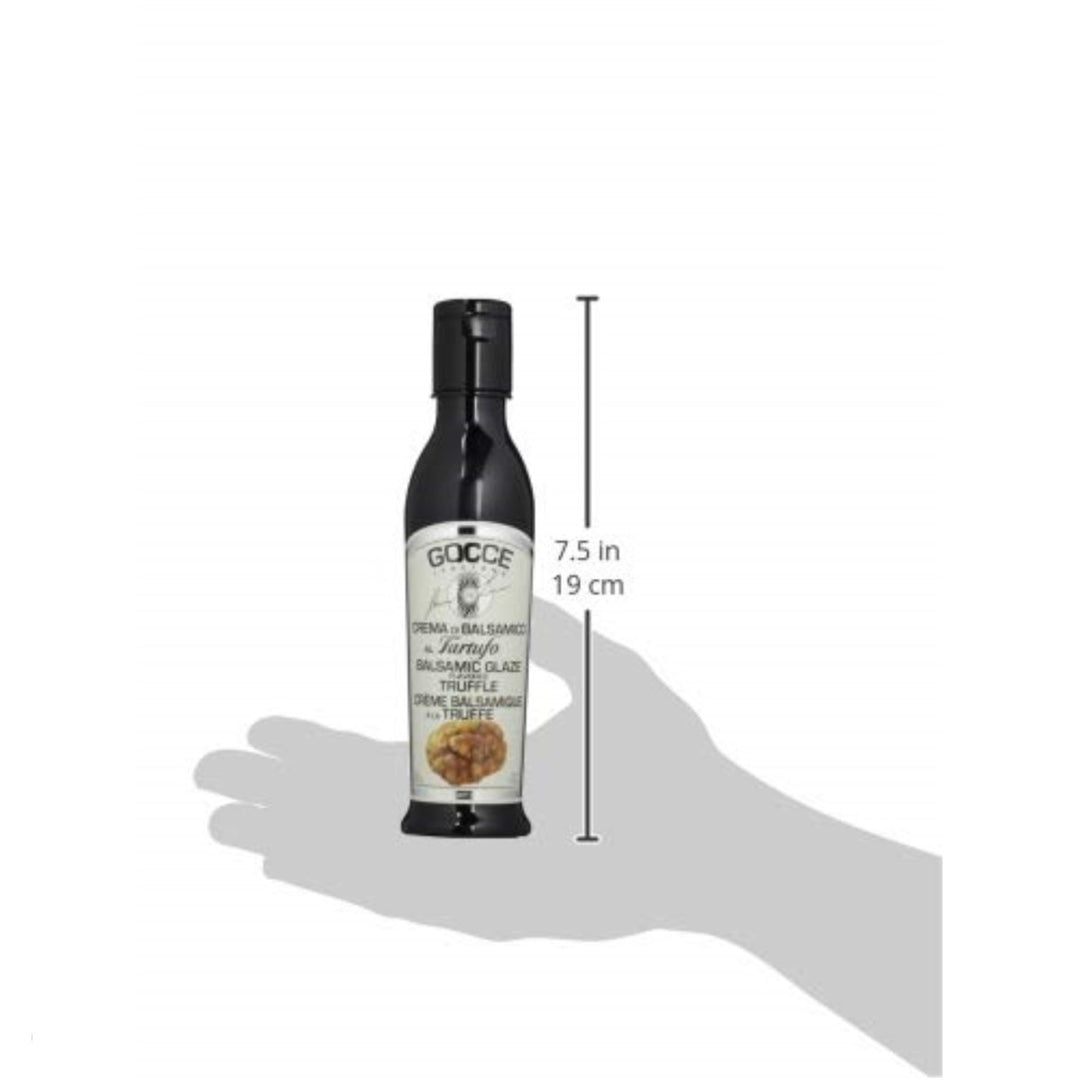 Gocce Crema di Balsamico al Tartufo, dunkle Balsamicocreme mit Trüffelaroma (6 x 220 g) - Versanel -