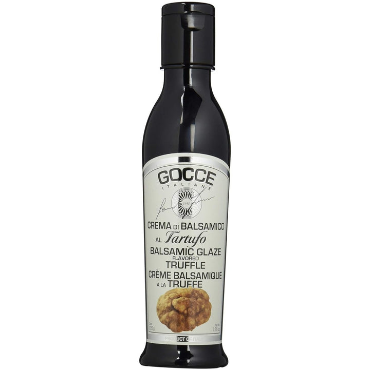 Gocce Crema di Balsamico al Tartufo, dunkle Balsamicocreme mit Trüffelaroma (6 x 220 g) - Versanel -