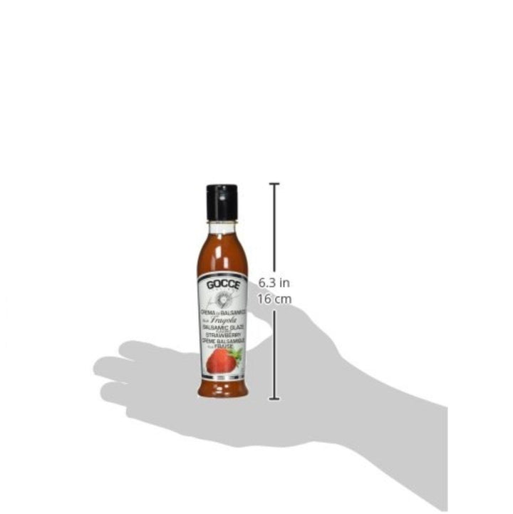 Gocce Crema di Balsamico alla Fragola, rote Balsamicocreme mit Erdbeeraroma (4 x 220 g) - Versanel -