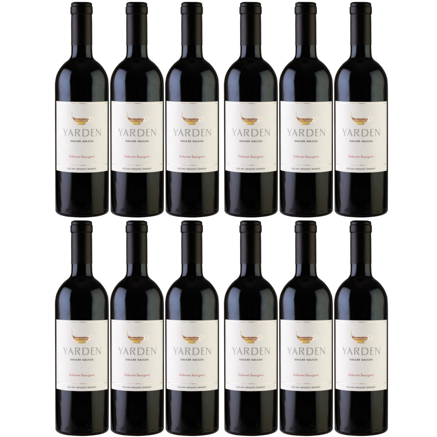 Golan Heights Yarden Cabernet Sauvignon Rotwein Wein Trocken (12 x 0.75l) - Versanel -