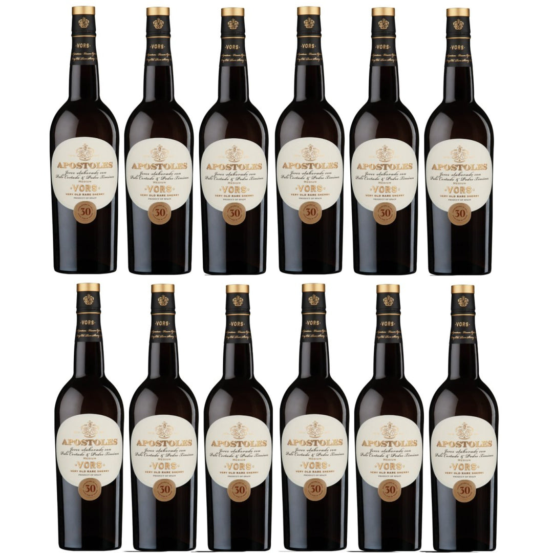 González Byass Apostoles Palo Cortado VORS Sherry weiß lieblich Jerez Spanien (12 x 0,75l) - Versanel -