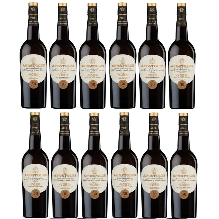 González Byass Apostoles Palo Cortado VORS Sherry weiß lieblich Jerez Spanien (12 x 0,75l) - Versanel -